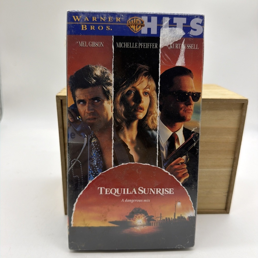 VHS Video - Tequila Sunrise - WB Hits - Mel Gibson Kurt Russell Movie NEW